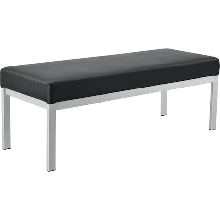 Global Industrial Reception Bench, 48 in W 18-1/4 L 18 in H 695866